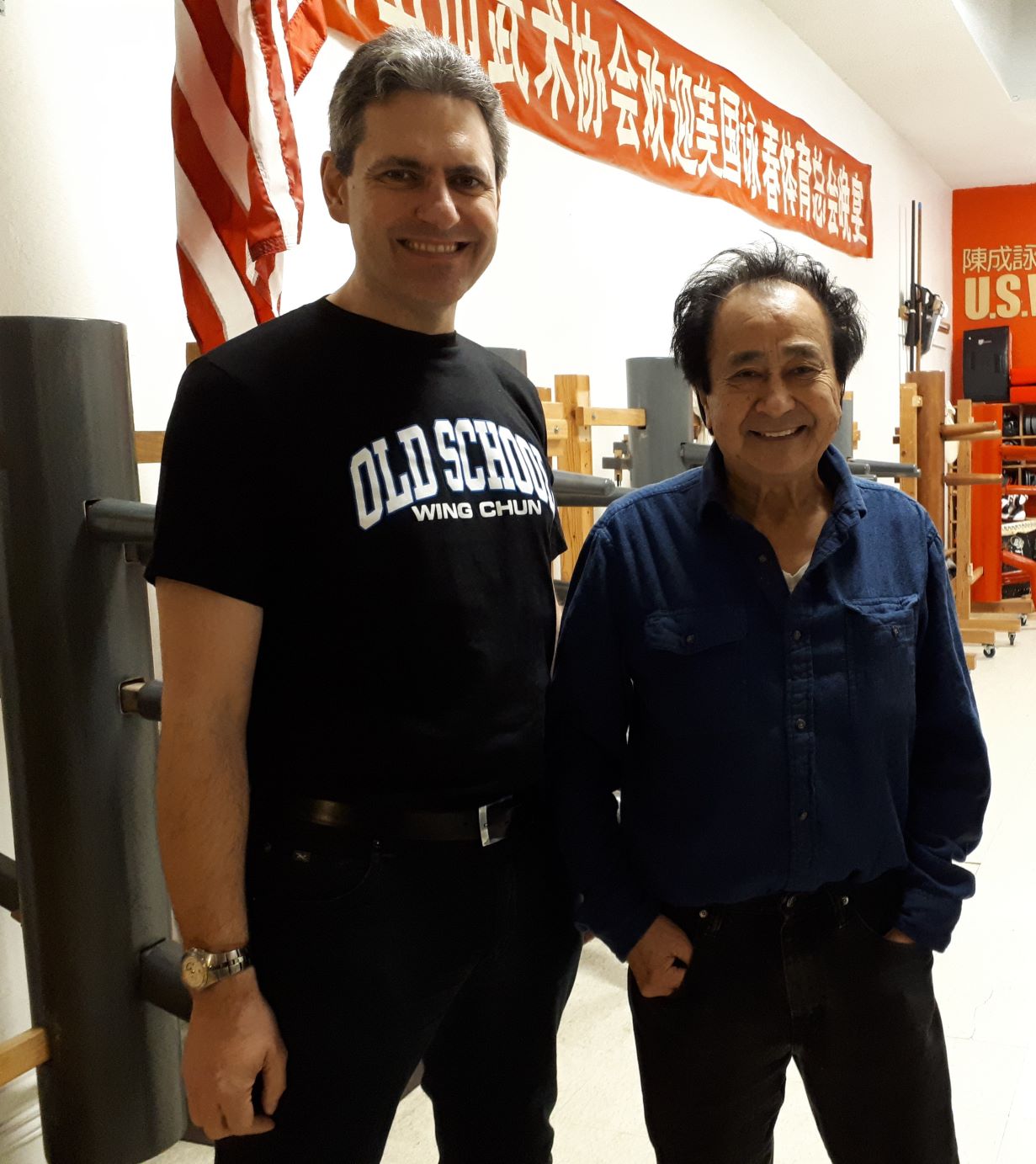Sifu Jürgen mit seinem Meister